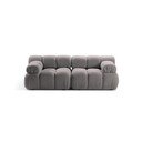 Világosszürke buklé moduláris kanapé 188 cm Bellis – Micadoni Home