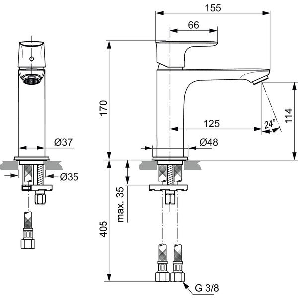 Csaptelep Connect Air – Ideal Standard-image-3