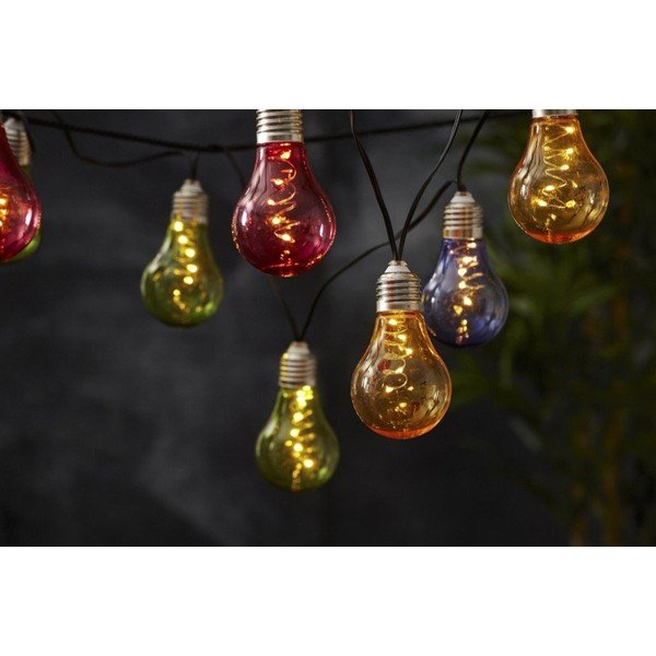 Glow színes kültéri napelemes LED fényfüzér, hosszúság 1,9 m - Star Trading-image-1