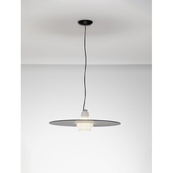 Matt fekete acél függőlámpa ø 60 cm Lora – Nova Luce-image-3