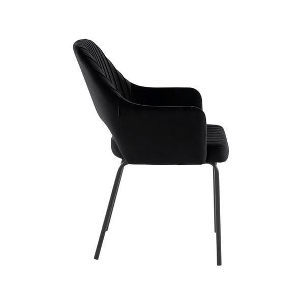 Fekete bársony étkezőszék szett 2 db-os Britney - Støraa-image-4