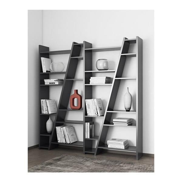 Delta matt fekete könyvespolc - TemaHome-image-3