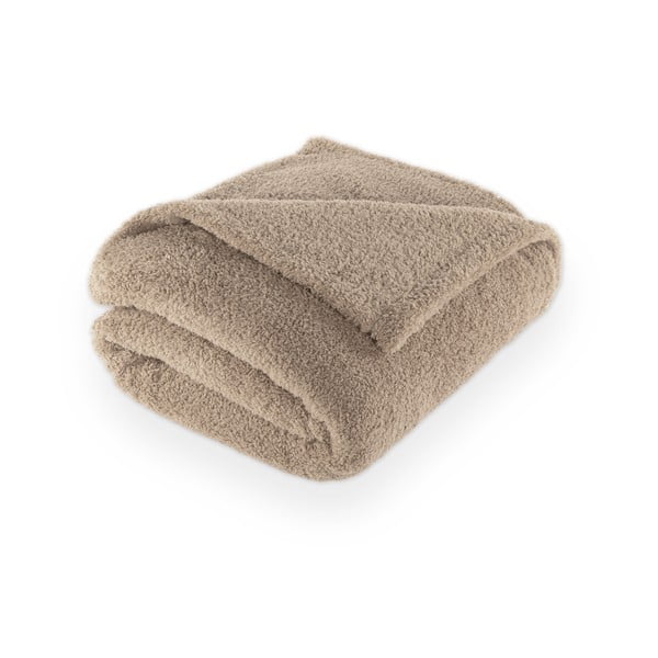 Szürkésbarna mikroplüss takaró 150x200 cm Cocoon – Tiseco Home Studio