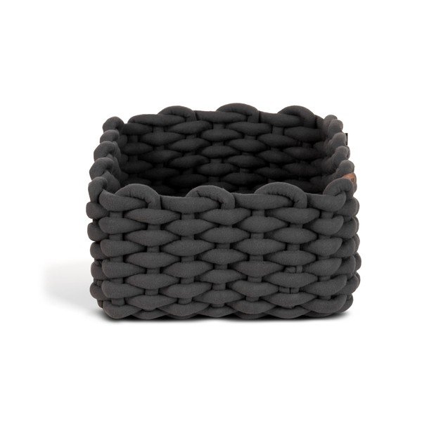 Textil tárolókosár 35x25x14 cm Peach Skin M – Bigso-image-4