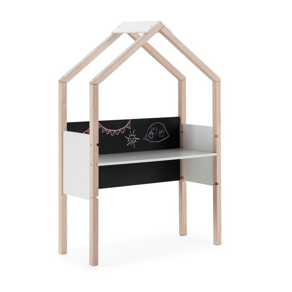 Borovi fenyő gyerek íróasztal 40x100 cm Roxana – Marckeric-image-2