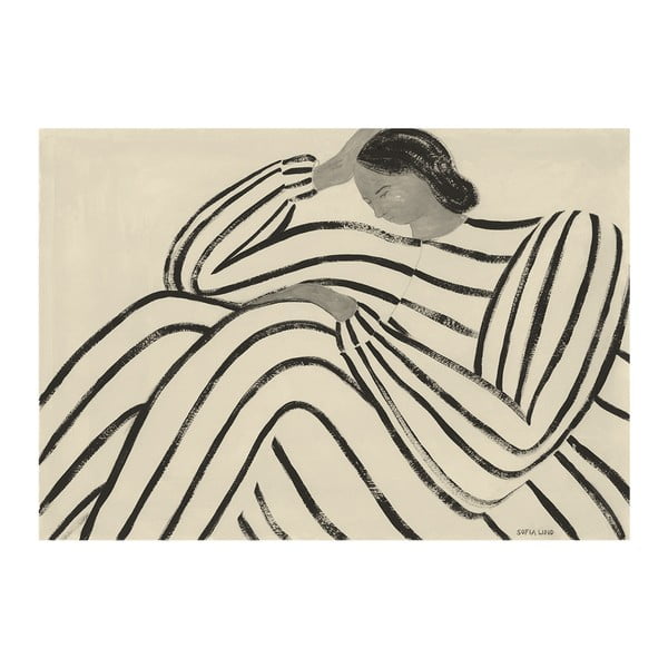 Poszter 70x50 cm Waiting – Sofia Lind – The Poster Club