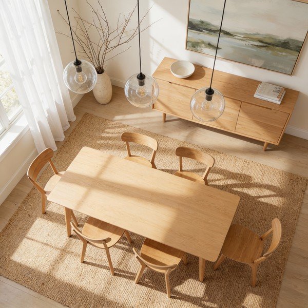 Étkezőszék tölgyfa dekorral Roxby - Actona-image-2