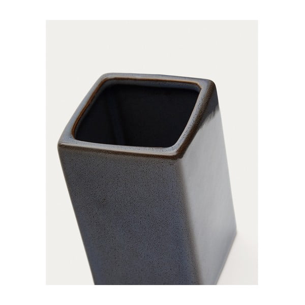 Sötétkék kerámia fogkefetartó pohár Silvet – Kave Home-image-2