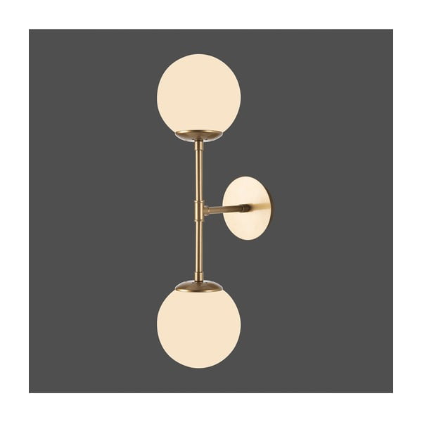 Kruva aranyszínű fali lámpa, hosszúság 58 cm - Squid Lighting-image-1