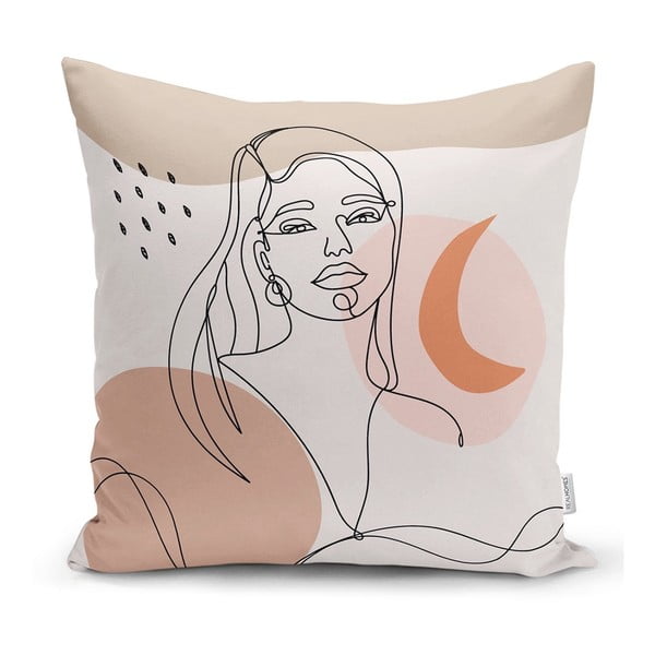 Drawing Woman párnahuzat, 45 x 45 cm - Minimalist Cushion Covers