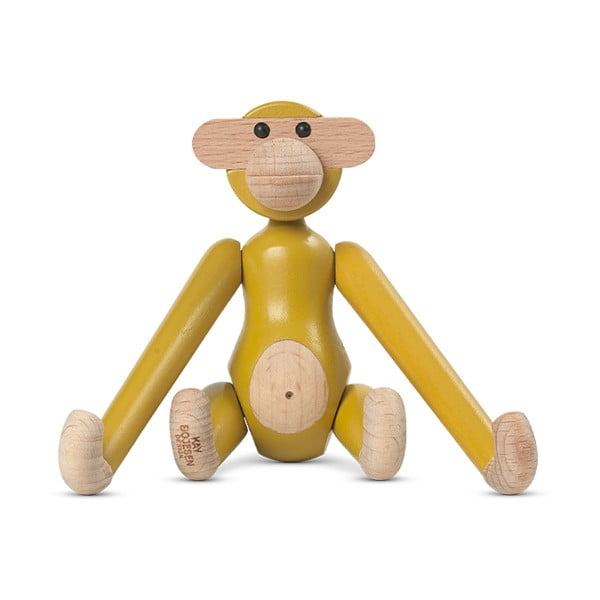 Tömörfa szobor (magasság 9,5 cm) Monkey Mini – Kay Bojesen Denmark