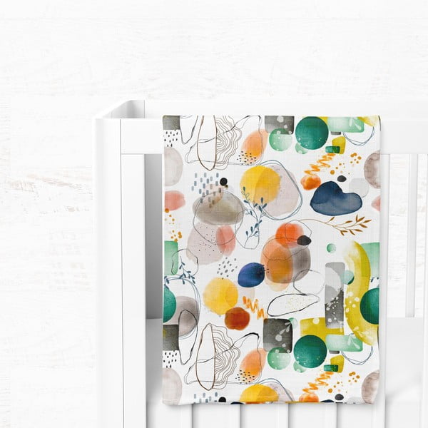 Muszlin gyerek takaró 75x100 cm Bohem – Mijolnir-image-3