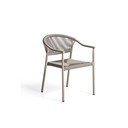 Szürkésbarna rattan kerti szék Livadia – Kave Home