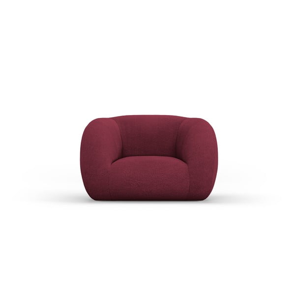 Borvörös buklé fotel Essen – Cosmopolitan Design