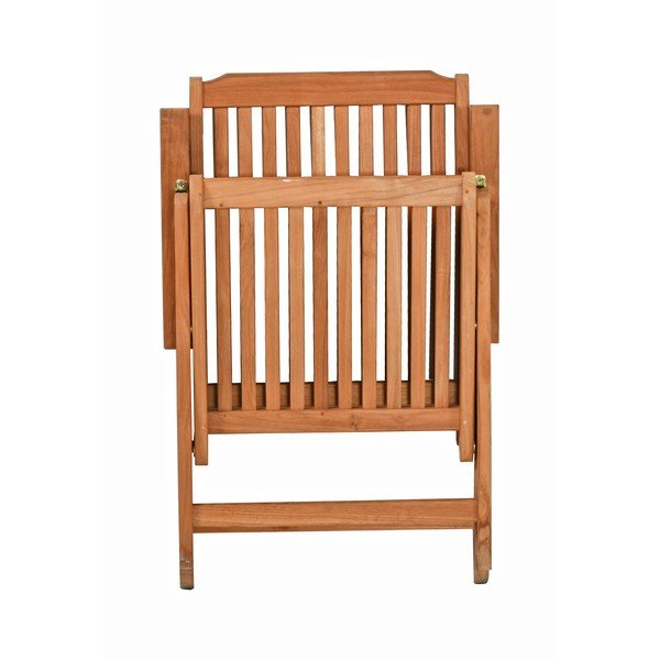 Barna tömörfa kerti fotel Solo – Garden Pleasure-image-3