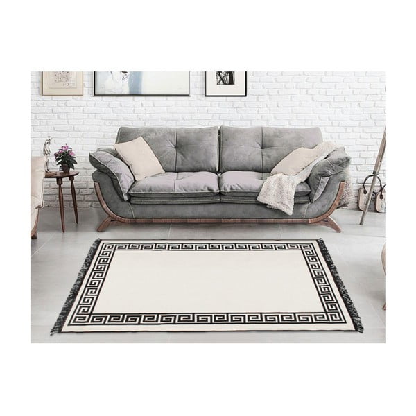 Justed bézs-fekete kétoldalas szőnyeg, 80 x 150 cm-image-4