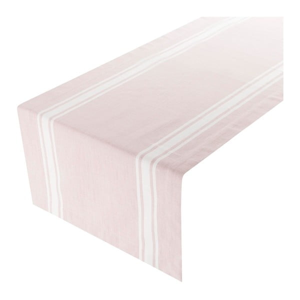 New French világos rózsaszín asztali futó, 40 x 140 cm - Ego Dekor