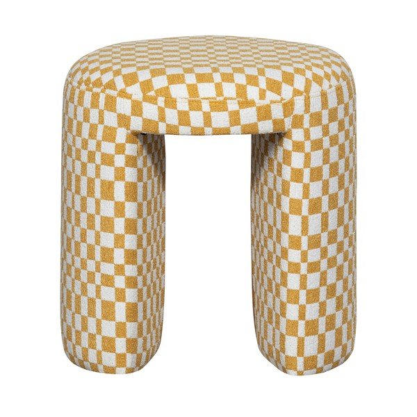 Sárga kárpitozott ülőke Charlie – WOOOD