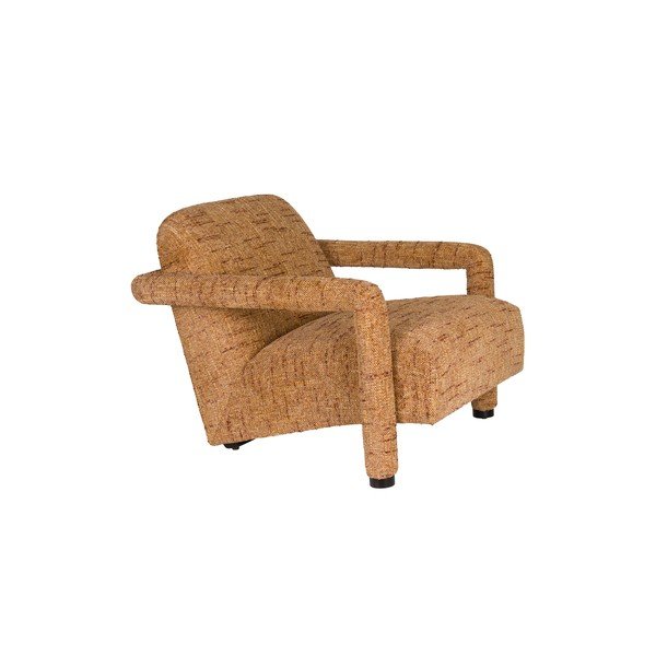 Sárga zsenília fotel Kent – Dutchbone