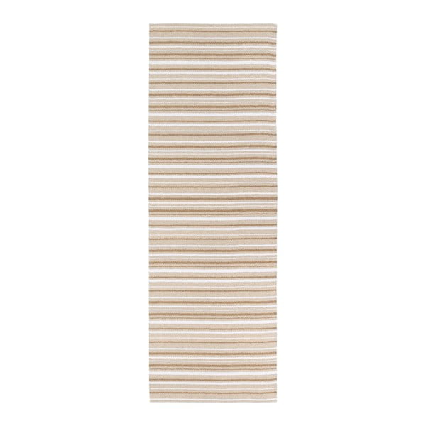 Hullo barna-fehér kültéri futószőnyeg, 70 x 150 cm - Narma