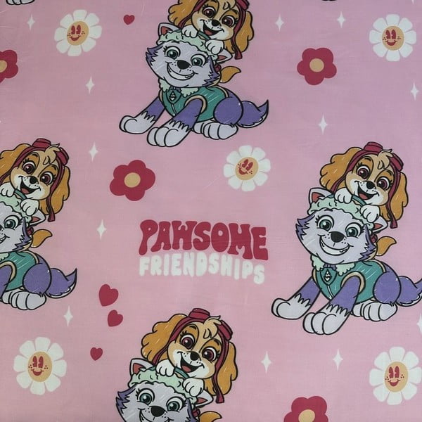 Egyszemélyes mikroszálas gyerek ágyneműhuzat 140x200 cm Paw Patrol – Jerry Fabrics-image-4