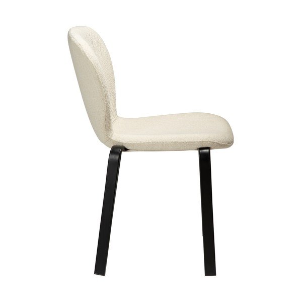 Krémszínű kárpitozott étkezőszék Heap – DAN-FORM Denmark-image-2