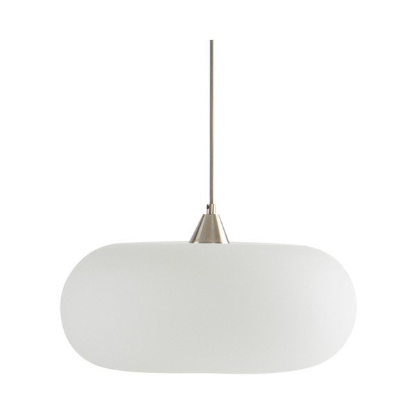 Fehér-matt ezüstszínű opálüveg függőlámpa ø 43 cm Thalia – Jotex