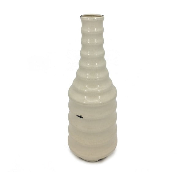 Tiam krémszínű kerámia váza, magasság 40,5 cm - Moycor