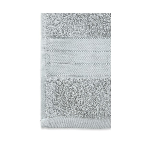 Világosszürke frottír pamut törölköző szett 4 db-os 50x100 cm – Good Morning-image-2
