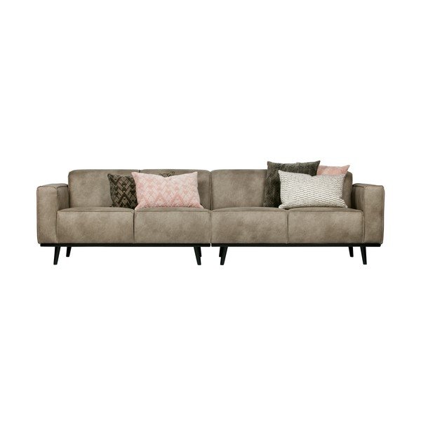 Statement szürke műbőr kanapé, 280 cm - BePureHome-image-3