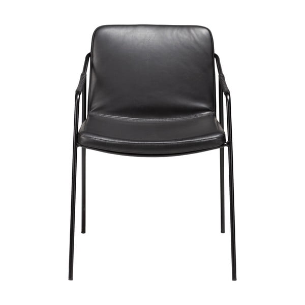 Boto fekete bőrutánzat étkezőszék - DAN-FORM Denmark-image-1