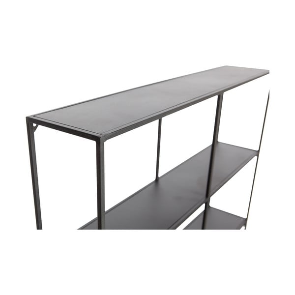 Fekete többszintes fém fali polc Meert – WOOOD-image-3