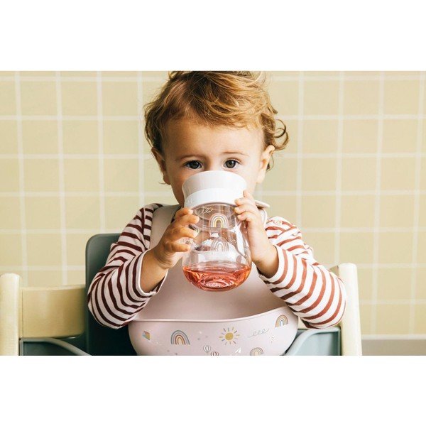 Bézs műanyag gyerek bögre 300 ml Sunshine & Rainbow – Mepal-image-1
