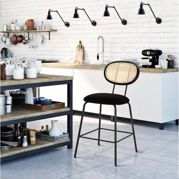 Osaka fekete bárszék - Mauro Ferretti-image-1