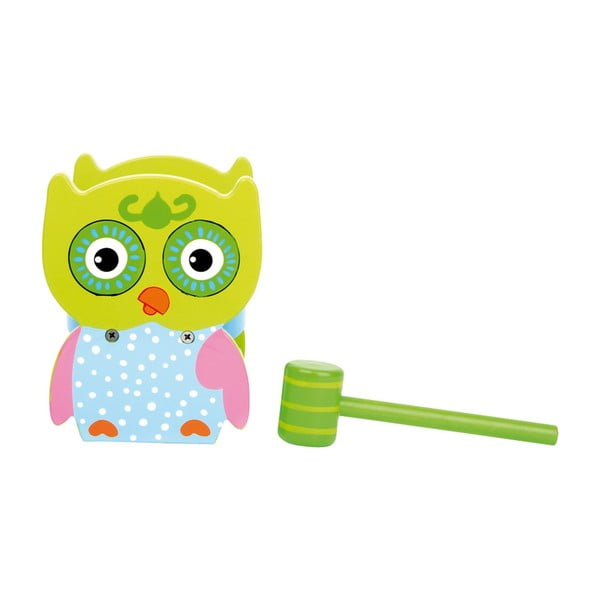 Hammer Bench Owl ütögetős gyerekjáték fából - Legler