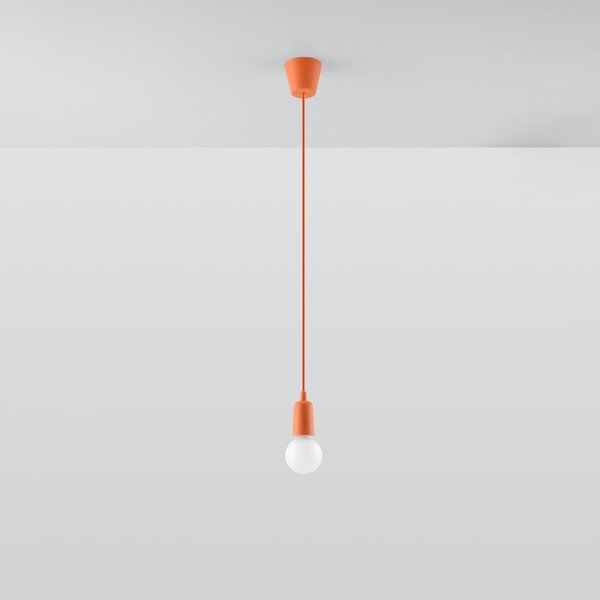 Narancssárga függőlámpa ø 5 cm Rene – Sollux-image-3