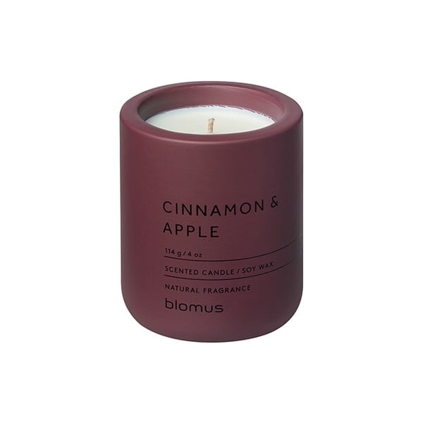 Illatos szójaviasz gyertya égési idő 24 ó Fraga: Cinnamon & Apple – Blomus