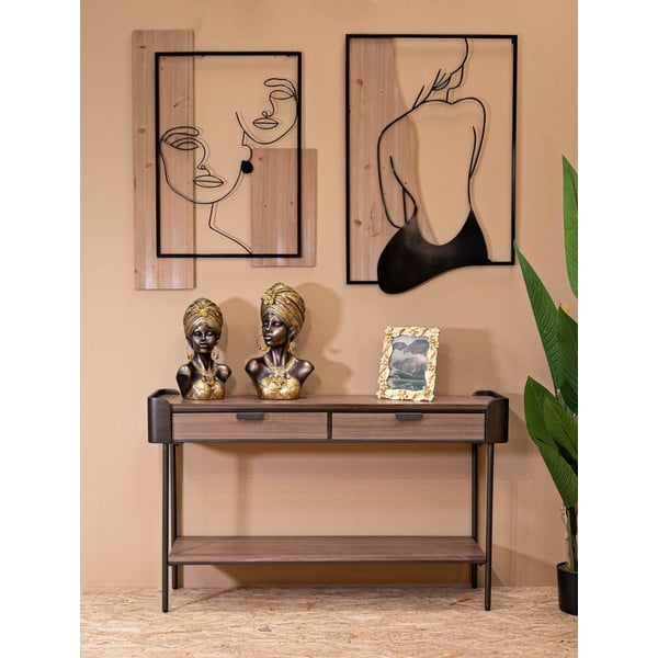 Barna jegenyefenyő konzolasztal 31x120 cm Toronto – Mauro Ferretti-image-1