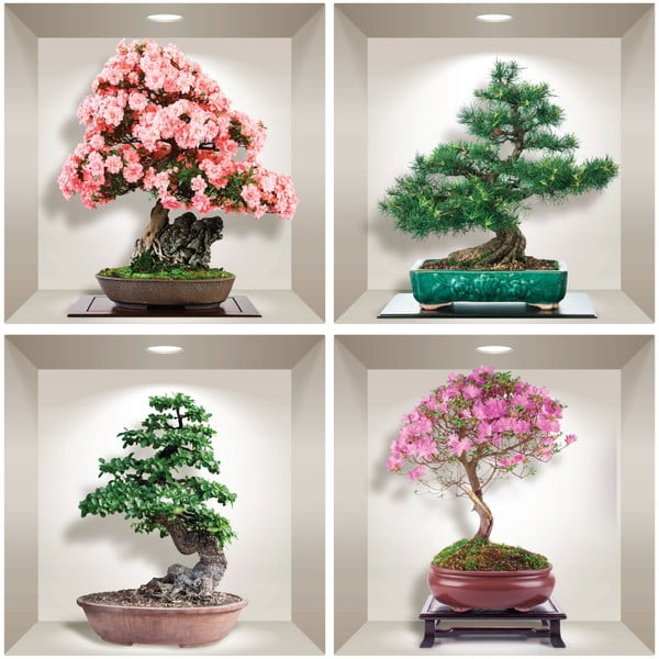 Bonsai of Seasons 4 db-os 3D falmatrica szett - Ambiance-image-1