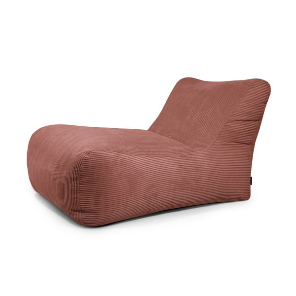 Téglavörös kordbársony babzsákfotel Lounge 100 – SLOWDOWN
