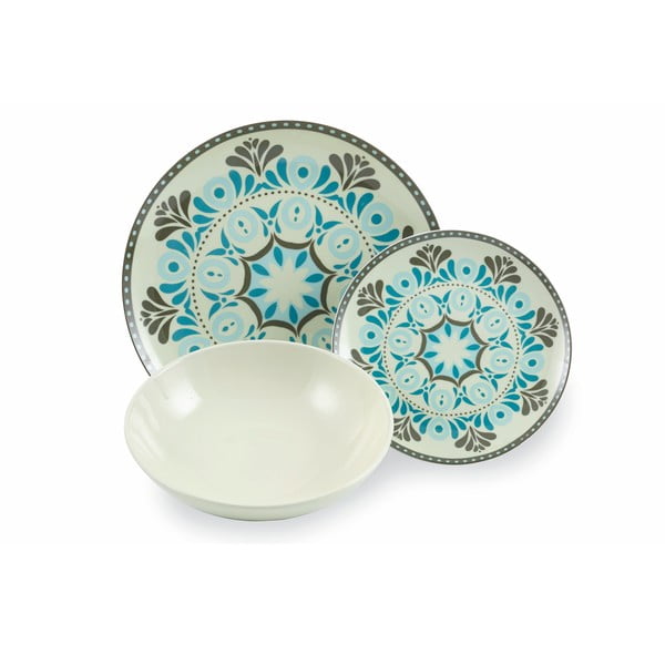 Porcelán-agyagkerámia étkészlet 18 db-os Cala Jondal – VDE Tivoli 1996-image-3