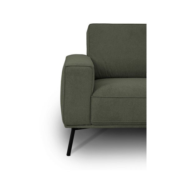 Sötétzöld zsenília sarokkanapé (jobb oldali-L alakú) Amsterdam – Scandic-image-4