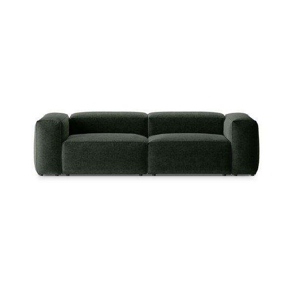Zöld kanapé 264 cm Bergamo – Cosmopolitan Design