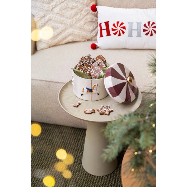 Bársony díszpárna karácsonyi mintával 60x30 cm Ho Ho Ho – Catherine Lansfield-image-4