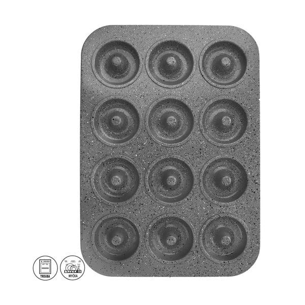 Fém fánk sütőforma 28,5x40 cm Grande – Orion-image-4