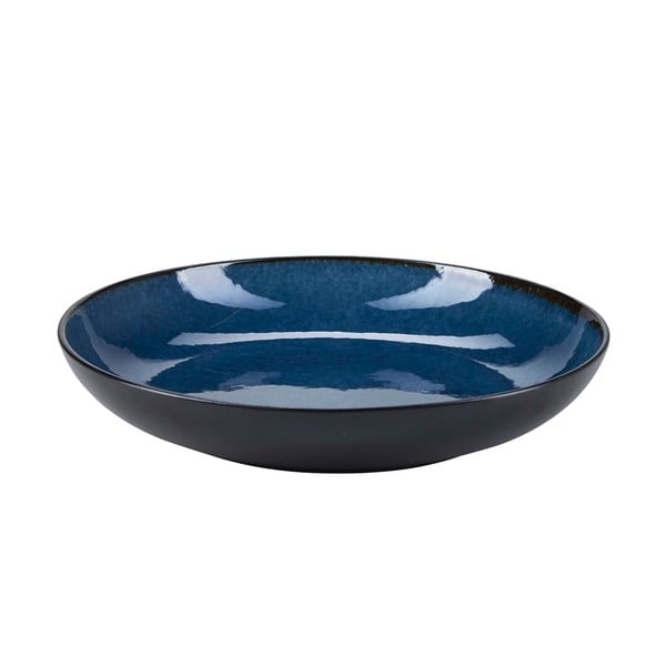 Birch kék agyagkerámia tányér, ø 23,5 cm - Bahne & CO