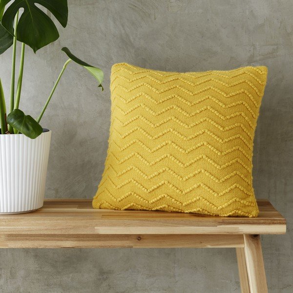 Díszpárna 43x43 cm Chevron - Catherine Lansfield-image-1