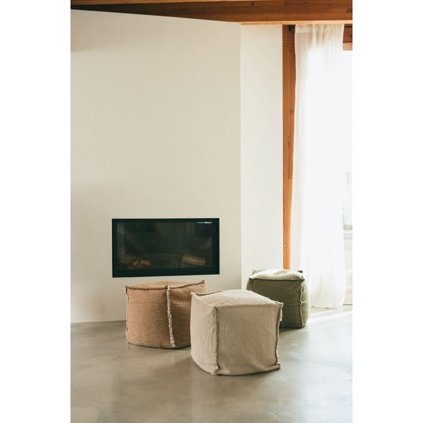 Okkersárga babzsákfotel Handloom – Lorena Canals-image-2