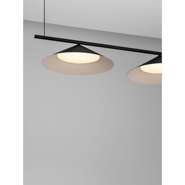 Matt fekete alumínium LED függőlámpa Lui – Nova Luce-image-2