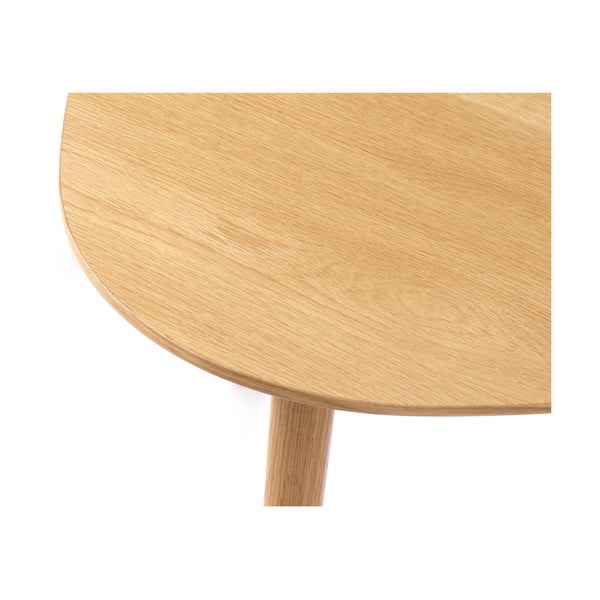 Natúr színű dohányzóasztal szett  tölgyfa dekorral 2 db-os 70x100 cm Adda – Unique Furniture-image-4